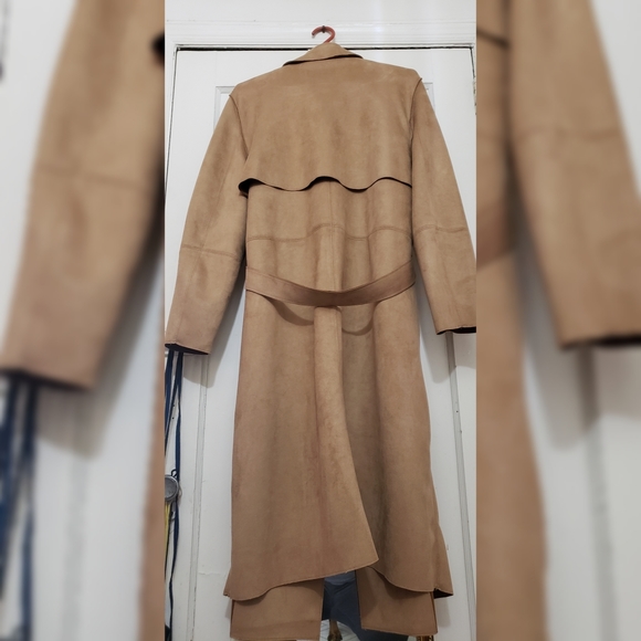 H&M Faux Suede Trench - Picture 4 of 4